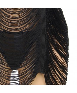 SUBBLIME - 954239 ABITO CON SPALLINE + PERIZOMA NERO L/XL