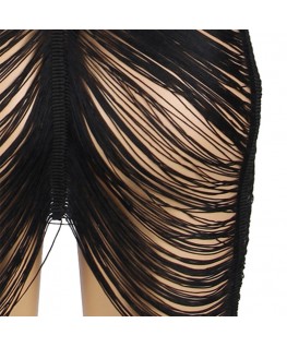 SUBBLIME - 954239 ABITO CON SPALLINE + PERIZOMA NERO L/XL