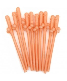 DIABLO PICANTE - 10 CANNUCCE A FORMA DI PENE