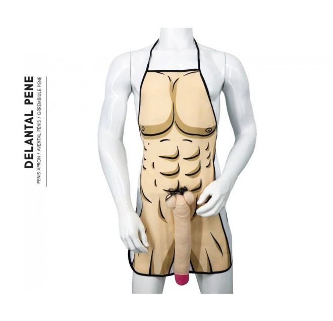 DIABLO PICANTE - GREMBIULE PENE 3D MUSCOLARE E AUDACE