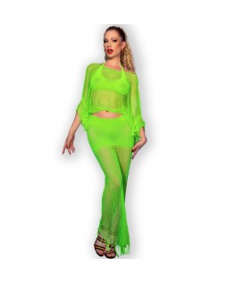 CHILIROSE - CR 4666 TOP E GONNA VERDE S/M