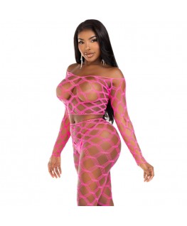 LEG AVENUE - TOP E LEGGINS HARDCORE FUCSIA