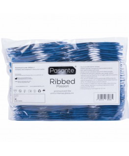 PASANTE - PRESERVATIVI RIBBED PASSION BUSTA 144 UNITÀ