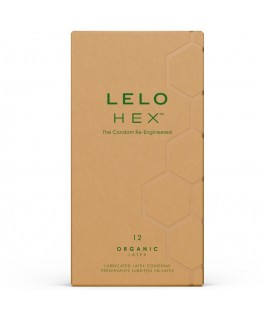 LELO - HEX ORGANIC CONDOM BOX 12 UNITÀ