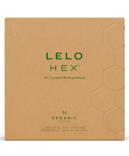 LELO - PRESERVATIVI ORGANICI HEX CONFEZIONE DA 36 UNITÀ