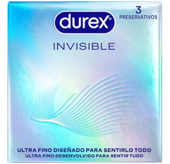 DUREX - PRESERVATIVI INVISIBILI ULTRA SOTTILI 3 UNITÀ