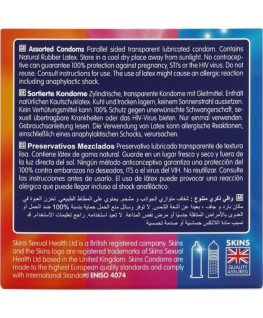 SKINS - CONFEZIONE DA 4 PRESERVATIVI ASSORTITI PREMIUM