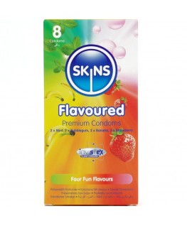 SKINS - PRESERVATIVI MULTIGUSTO PREMIUM CONFEZIONE DA 8