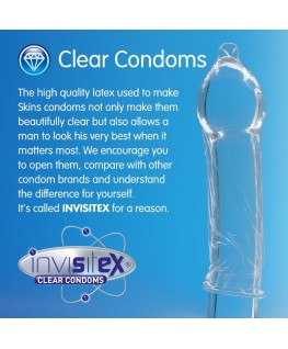 SKINS - PRESERVATIVI NATURALI PREMIUM CONFEZIONE DA 4