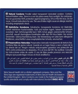 SKINS - PRESERVATIVI NATURALI PREMIUM CONFEZIONE DA 4