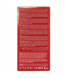 SKINS - PRESERVATIVI PREMIUM ALLA FRAGOLA CONFEZIONE DA 8