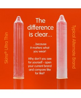 SKINS - PRESERVATIVI ULTRA SOTTILI PREMIUM CONFEZIONE DA 4