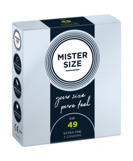 MISTER SIZE - PRESERVATIVO TAGLIA S 49 MM (3 UNITÀ)
