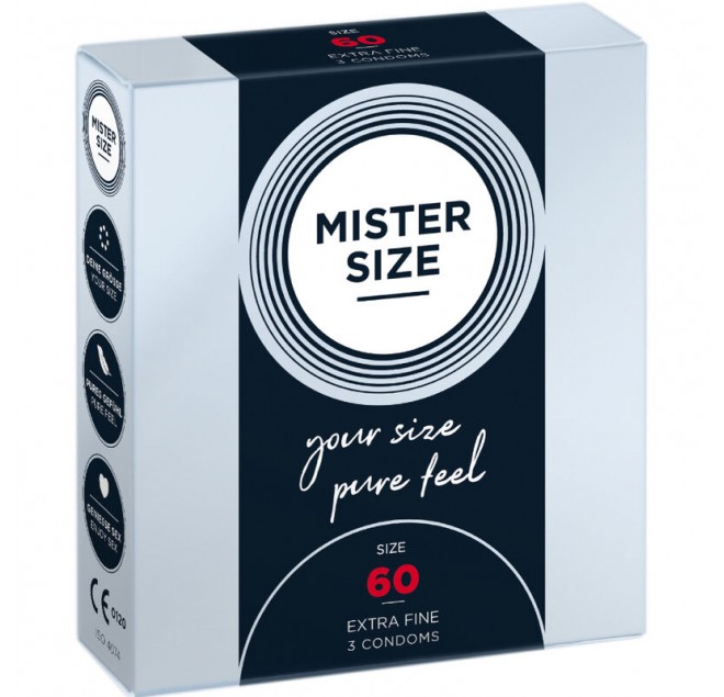 MISTER SIZE - PRESERVATIVO TAGLIA XL 60 MM (3 UNITÀ)