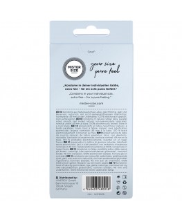 MISTER SIZE - PRESERVATIVO TAGLIA S 49 MM (10 UNITÀ)