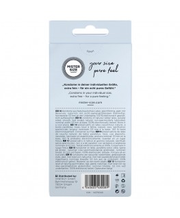 MISTER SIZE - PRESERVATIVO TAGLIA M 53 MM (10 UNITÀ)
