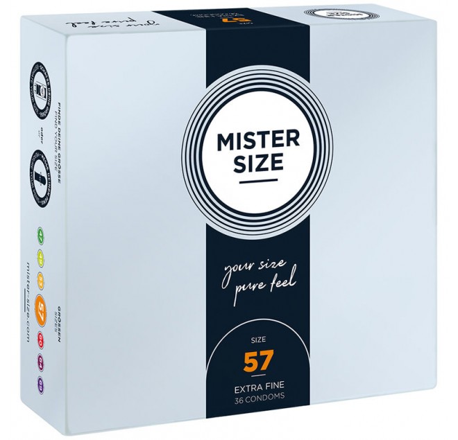 MISTER SIZE - PRESERVATIVO TAGLIA L 57 MM (36 UNITÀ)