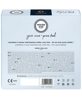 MISTER SIZE - PRESERVATIVO TAGLIA L 57 MM (36 UNITÀ)