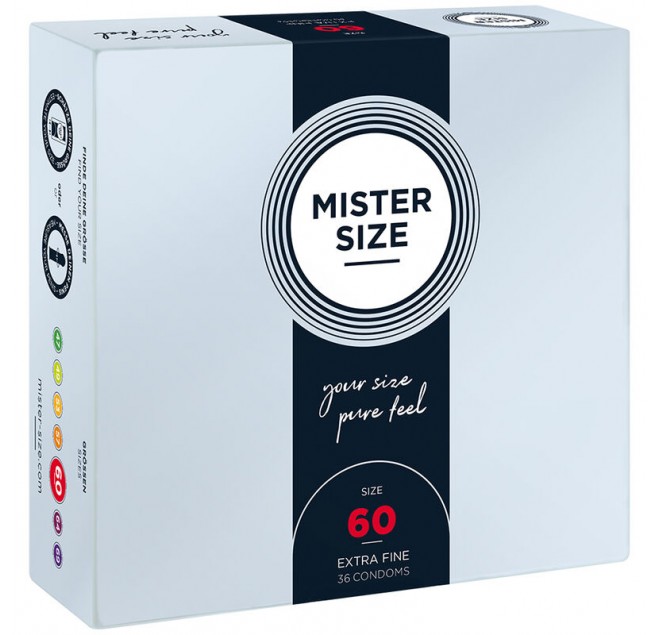 MISTER SIZE - PRESERVATIVO TAGLIA XL 60 MM (36 UNITÀ)
