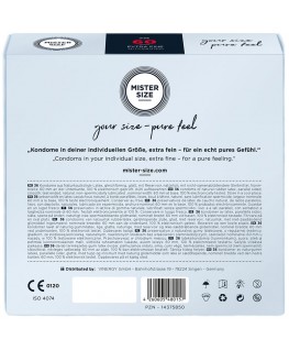 MISTER SIZE - PRESERVATIVO TAGLIA XL 60 MM (36 UNITÀ)
