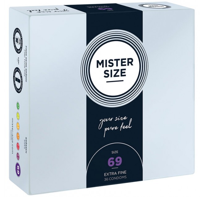 MISTER SIZE - PRESERVATIVI TAGLIA XXXL 69 MM (36 UNITÀ)