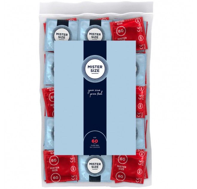 MISTER SIZE - PRESERVATIVO TAGLIA XL 60 MM (100 UNITÀ)