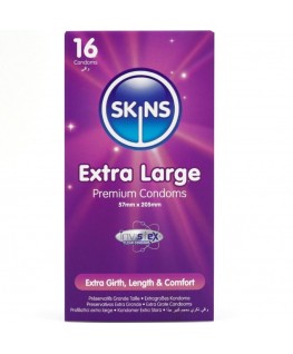 SKINS - PRESERVATIVI EXTRA LARGE PREMIUM CONFEZIONE DA 16