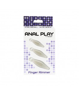 TOYJOY - GIOCO ANALE FINGER RIMMER 3 PEZZI TRASPARENTE