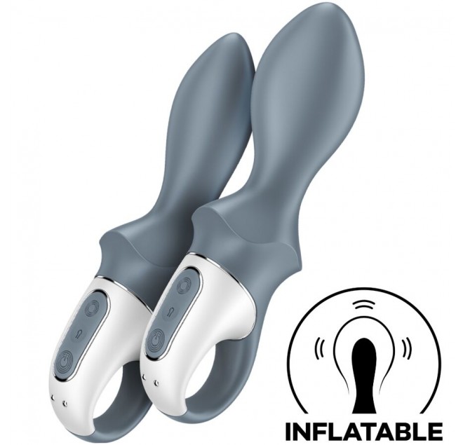 SATISFYER - AIR PUMP BOOTY 1 VIBRATORE ANALE GONFIABILE GRIGIO