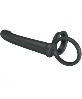 PRETTY LOVE - DILLION DOPPIA PENETRAZIONE DOPPIO ANELLO PER IL PENE NERO