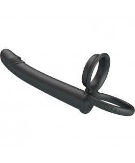 PRETTY LOVE - DILLION DOPPIA PENETRAZIONE DOPPIO ANELLO PER IL PENE NERO