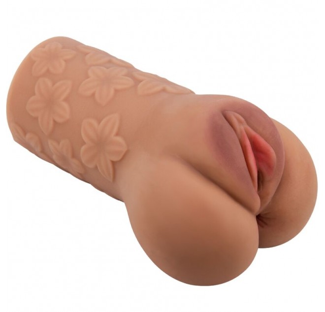 CRAZY BULL - VAGINA E ANO SCARLATTO DESIGN CON FIORI CARNE