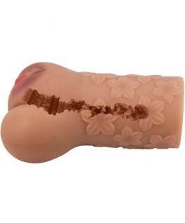 CRAZY BULL - VAGINA E ANO SCARLATTO DESIGN CON FIORI CARNE