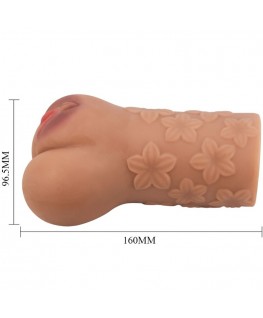 CRAZY BULL - VAGINA E ANO SCARLATTO DESIGN CON FIORI CARNE