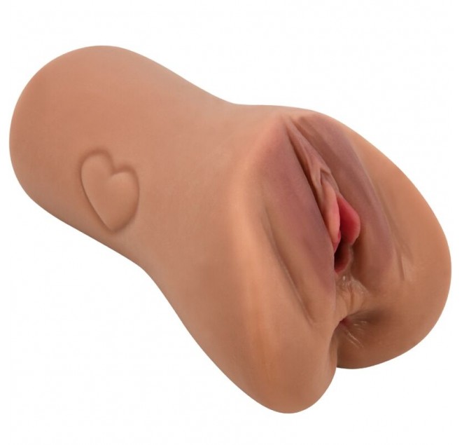 CRAZY BULL - VAGINA E ANO SCARLATTO DESIGN CON CUORE IN CARNE