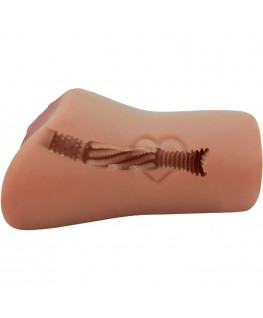 CRAZY BULL - VAGINA E ANO SCARLATTO DESIGN CON CUORE IN CARNE