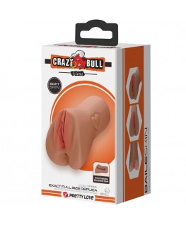 CRAZY BULL - VAGINA E ANO SCARLATTO DESIGN CON CUORE IN CARNE