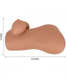 CRAZY BULL - HANNAH DOPPIO MASTURBATORE VAGINA E ANO REALISTICO MULATTO