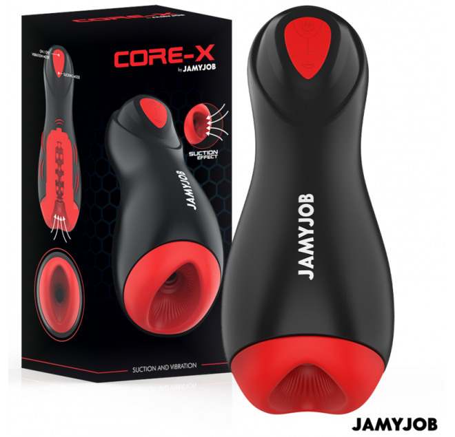 JAMYJOB - MASTURBATORE AUTOMATICO CORE-X 5 MODALITÀ DI ASPIRAZIONE E VIBRAZIONE