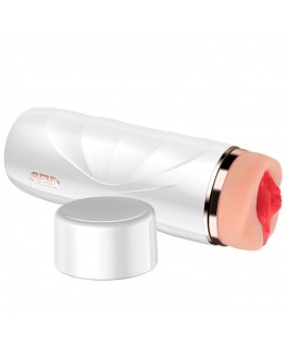 SHEQU - RILEY MASTURBATORE VAGINALE VIBRANTE CON ASPIRAZIONE