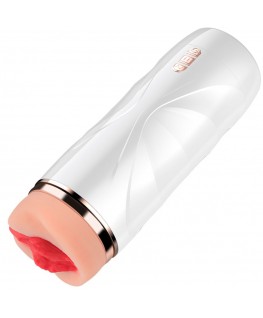 SHEQU - RILEY MASTURBATORE VAGINALE VIBRANTE CON ASPIRAZIONE