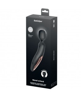 SATISFYER - WAND ERLAND MASSAGGIATORE VIBRANTE NERO