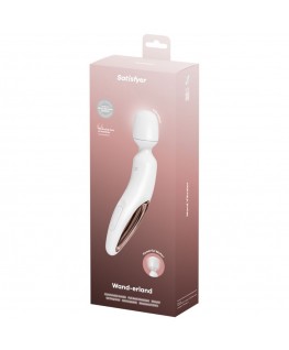 SATISFYER - BACCHETTA ERLAND MASSAGGIATORE VIBRANTE BIANCO