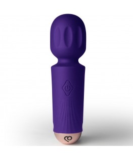ROCKS-OFF - MINI BACCHETTA RICARICABILE 16 FUNZIONI VIOLET DREAM