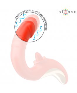 INTENSE - PAULINA VIBRATORE E STIMOLATORE A FORMA DI U ROSSO