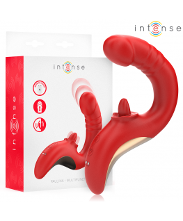 INTENSE - PAULINA VIBRATORE E STIMOLATORE A FORMA DI U ROSSO