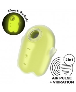 SATISFYER - GHOST AIR PULSE & VIBRATORE GIALLO