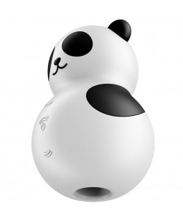 SATISFYER - POCKET PANDA STIMOLATORE E VIBRATORE IN BIANCO E NERO