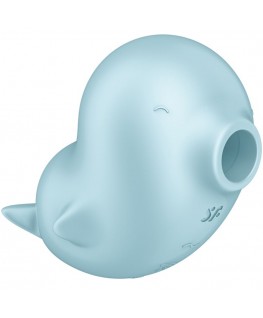 SATISFYER - SASSY SEAL STIMOLATORE E VIBRATORE BLU