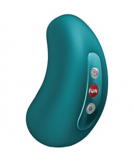 FUN FACTORY - CHERIE DOUBLE AIR PULSE VIBRATORE BOTTIGLIA VERDE